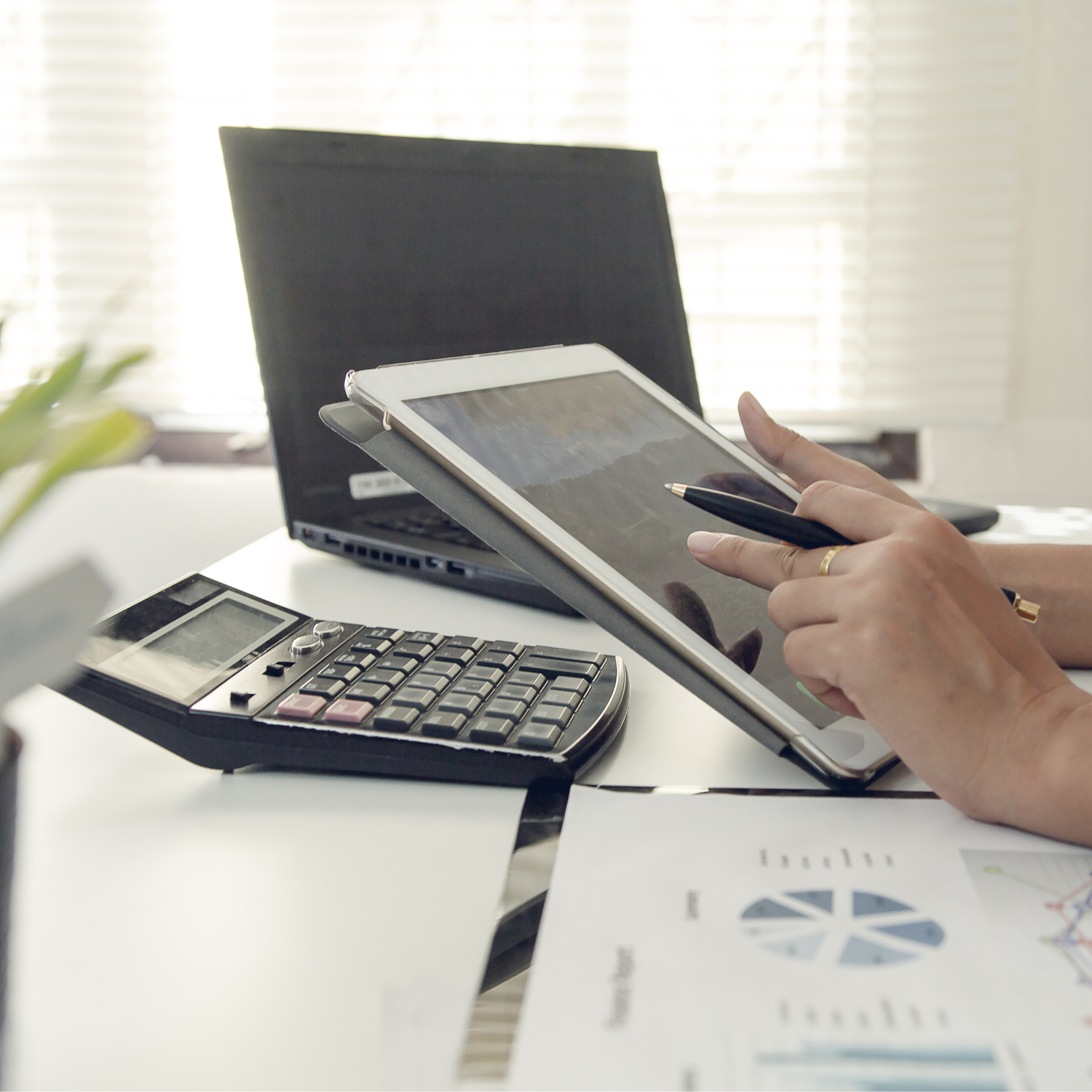 A sole trader working on a laptop, representing an ABN holder accessing business finance options in Australia.
