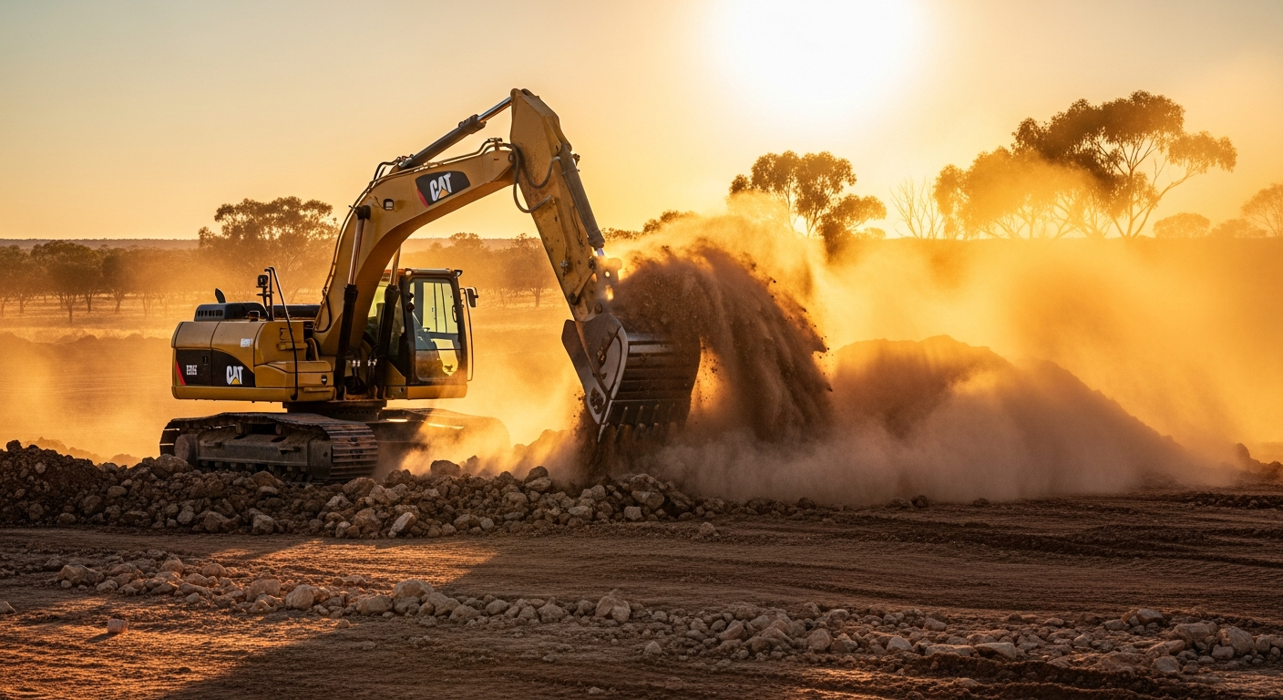 Earthmoving Finance - Fast Approval for Tradies | The Loan Phone